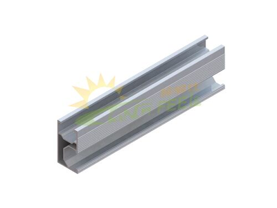 Anodized Aluminum Solar Ground and Rooftop Mounting Rail